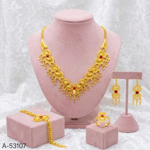 Gold Plated Zinc Alloy Lab Created Zircon Snake Chain Necklace 18inches MOLL JEWELLERS Trendy Women's Wedding Third Party - Product Image 2