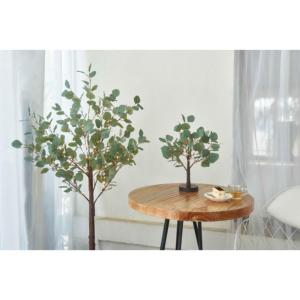 Lumière d'arbre LED style forêt, design fausse branche d'eucalyptus, éclairage décoratif d'intérieur, hauteur 60 cm, lumière blanc chaud - Product Image 3