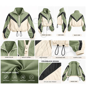 New Fashion Slim Fit <b>Windbreaker</b> Jacket For Ladies Top Trending Style <b>Women</b> <b>Windbreaker</b> Jackets With Long Sleeve - Product Image 6
