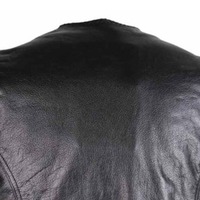 Gilet en cuir PU décontracté pour homme, très populaire pour l'automne - Imperméable et coupe-vent, respirant, fermeture éclair, options personnalisables