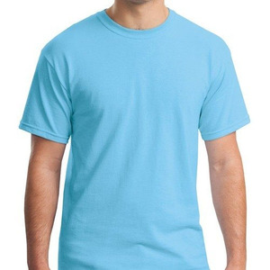 T-shirt unisexe blanc col rond 100% coton manches courtes coupe slim, prix abordable, pour homme, décontracté, uni, teint, à personnaliser - Product Image 1
