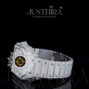 Montre à Quartz Carrée en Moissanite de Haute Qualité, Meilleure Vente, Style Affaires pour Hommes, Étanche, Disponible en Gros - Product Image 2
