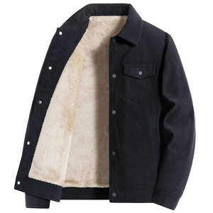 Eco-Friendly Vintage Cotton <b>Canvas</b> Streetwear Winter <b>Jacket</b> Outdoor Utility Mandarin Collar Cotton <b>Canvas</b> <b>Jacket</b> - Product Image 5
