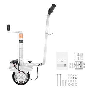 Carrello Elettrico per Rimorchi con Capacità di Traino di 5500 Libbre, Ruota Motrice da 380W 12V, Velocità di Movimento Regolabile 23 Ft/min, 12.2-24.8 Regolabile - Product Image 1