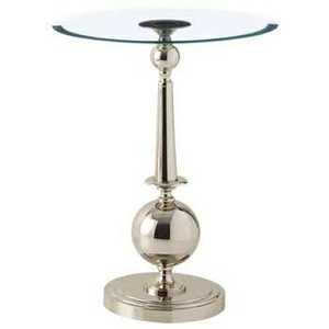 Luxury <b>Copper</b> Scalloped Side <b>Table</b> Round Petal Design Pedestal End <b>Table</b> Modern Flower Shape Metal Accent <b>Table</b> for Home Decor - Product Image 2