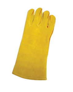 TIG MIG Stick Goatskin Fleece Lined Breathable/Comfortable Straight Thumb Anti-Smash Molten Metal Splash Test High <b>Gloves</b> - Product Image 4
