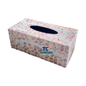 ผู้จัดจำหน่ายของตกแต่งส่งออก กล่องใส่กระดาษทิชชูลายมุก งานฝีมือโมเสกตกแต่ง กล่องใส่กระดาษทิชชูลายมุกโมเสก เวียดนาม - Product Image 1