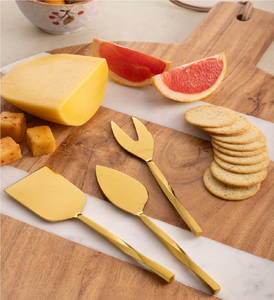 Stainless Steel <b>Cheese</b> <b>Set</b> Brass Wire Circle Design Handle <b>Cheese</b> Tools Elegant Crafts Brass & Steel <b>Cheese</b> <b>Sets</b> - Product Image 6