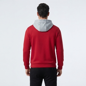Sudadera con capucha personalizada con relieve, corte holgado, media cremallera, 100% algodón de alto gramaje (350 gramos), estilo urbano, unisex, con cremallera corta, forro polar, cortavientos, con bolsillo - Product Image 6