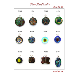 Indian Handmade Transparent <b>Glass</b> Eye Pendant Designer Jewelry Making <b>Charm</b> Artisan Craft Accessory Manufacturer Wholesale Price - Product Image 4