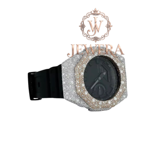 นาฬิกา Mossinate Classic Rubber Diamond คุณภาพสูง ประดับเพชร พร้อมสายยางทันสมัยเพื่อความสบาย - Product Image 2