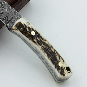 Top Quality Outdoor Hunting Camping Folding <b>Knife</b> New Natural <b>Bone</b> <b>Handle</b> Pocket Survival Folding <b>Knife</b> 2026 Model Wholesale - Product Image 2