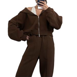 Custom Winter Fashion Sports Wear <b>Velour</b> Tracksuits for Girls <b>Velour</b> <b>Sweatshirts</b> Women Tracksuits OEM Velvet Sweatsuit 2026 - Product Image 1