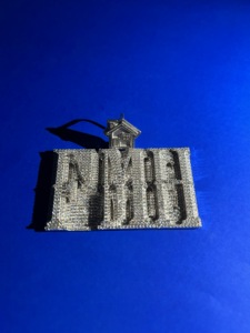 Pendentif Lettre Personnalisé Chaîne Maille Cubaine Moissanite VVS1 Argent Sterling 925 Couleur DEF Taille Ronde Brillante Breloque Givrée RCK Global - Product Image 1