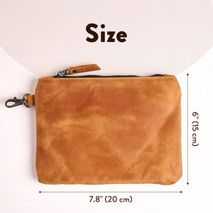 Pochette d'accessoires de golf en cuir de luxe, dotée de plusieurs compartiments pour les tees, les balles et les cartes de scores, à prix raisonnable. - Product Image 6