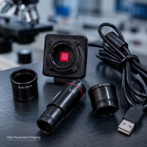 กล้องจุลทรรศน์ CMOS ระดับมืออาชีพ 5MP |   จอแสดงผล LCD แบบ USB พร้อมไฟ LED ระบบภาพ OEM |   สำหรับการส่งออก ใช้ในห้องปฏิบัติการ เกรดทางคลินิก - Product Image 3