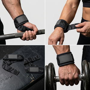Power Wrist Support <b>Straps</b> Adjustable Gym Fitness Camouflage Power-<b>lifting</b> <b>Strap</b> Unisex Heavy Duty Bodybuilder Power <b>Straps</b> - Product Image 1