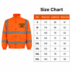 Customized Safety Working <b>Jacket</b> For <b>Workers</b> Custom Design With High Quality Zipper <b>Jacket</b> Safety Tool Pockets - Product Image 6