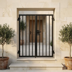 Portails battants en fer forgé de style victorien KHP, sur mesure, avec revêtement en poudre, pour allée extérieure - Product Image 3