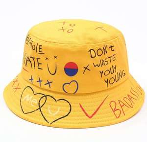 Chapeau Bob Personnalisé Tendance avec Logo Brodé, Chapeau de Pêcheur en Coton à Large Bord, Chapeau de Soleil d'Été pour la Plage, Unisexe - Product Image 1