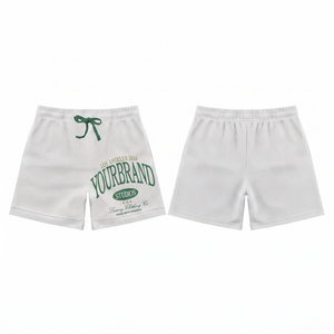 Premium 120g Cotton Mesh <b>Men's</b> Sporty <b>Shorts</b> Brown <b>Pink</b> Solid Custom Logo OEM ODM Breathable Waterproof Eco-Friendly Quick Dry - Product Image 1