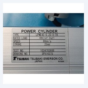 Actuador Lineal Motorizado TSUBAKI EMERSON LPME45-0.25-X-TK + SGMAH-A3A1A4S-E Usado Como Equipo Semiconductores Legacy - Product Image 2