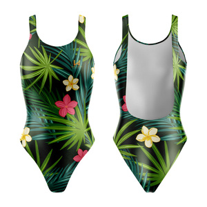 Maillot de bain deux pièces personnalisé sublimé pour femme, séchage rapide, respirant, extensible, avec logo frontal - Product Image 1