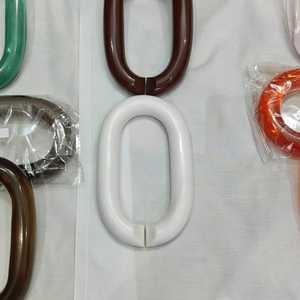งานประติมากรรมเรซิ่นศิลปะรูปวงกลมสีฟ้าเขียวใสสำหรับตกแต่งบ้าน - Product Image 2