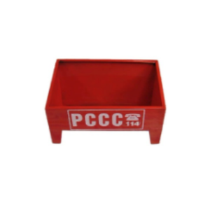 Estante para 2 extintores de Vietnam FISA, hierro galvanizado resistente al óxido, recubrimiento en polvo rojo, protección contra incendios - Product Image 5