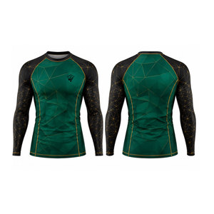 Customized Long Sleeve Rash Guard <b>for</b> <b>Men</b> <b>Compression</b> Fit Lightweight Athletic Training <b>Shirt</b> with Stretch Fabric - Product Image 1