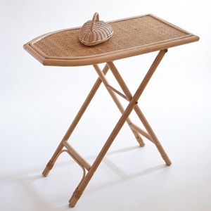 Juguetes de electrodomésticos de imitación, tabla de planchar de ratán hecha a mano, juego de simulación para niños pequeños - Product Image 3