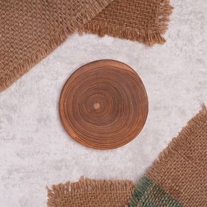Natural Wood <b>Table</b> <b>Coaster</b> - Product Image 2
