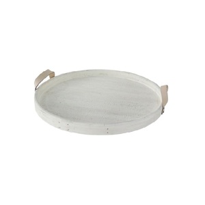 Bandeja de Madera Natural para Servir el Desayuno, Bandeja Rústica para Comida con Asas para Café, Té, Bocadillos, Cocina, Restaurante, Hogar - Product Image 3