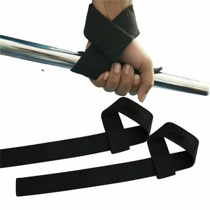 Sangles de poignet personnalisées en coton/nylon pour haltérophilie – Support de préhension réglable et durable pour levées de terre, tractions et entraînement de force - Product Image 1