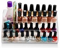 Présentoir de Comptoir Élégant et Moderne en Acrylique Transparent pour Vernis à Ongles – Écologique et Stylé pour l'Organisation en Magasin