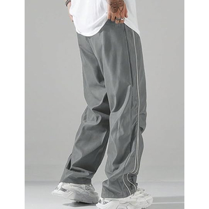 Custom <b>Men</b>’s Loose Fit Sweatpants Lightweight Nylon <b>Trousers</b> - Product Image 3
