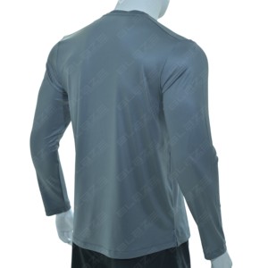 Camiseta de Manga Larga Lisa Personalizada para Hombre, Ropa Masculina al por Mayor, Camiseta de Cuello Redondo de Alta Calidad - Product Image 2