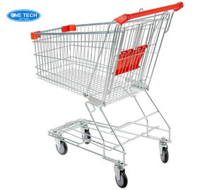 Shopping <b>trolleys</b> / Shopping <b>carts</b> 125L Vietnam One Tech Shopping <b>Cart</b> Mesh Eco-Friendly, Anti-Rust Blue, Red - Product Image 3