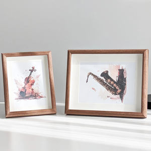 Solid Brown Mango Wood Handmade Rustic Modern Picture Frame Tabletop Home Decor <b>Wedding</b> Gift Premium Quality Solid Mango Wood - Product Image 4