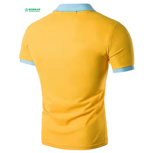 <span class=keywords><strong>Polo</strong></span> da uomo in cotone 100% tinta unita, nuovo design, personalizzabile con logo, traspirante, lavorato a maglia, anti-pilling, bestseller - Product Image 5