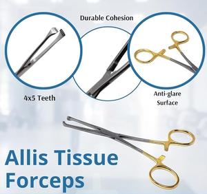 Pinzas Quirúrgicas Allis para Sujetar Tejidos, Disección y Fijación en los Campos Dental y Médico - Product Image 2