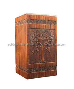 Urna de Madera Hecha a Mano para Cenizas de Adultos, Urnas Funerarias Humanas, Urnas de Entierro de Alta Calidad - Product Image 3