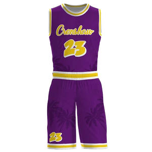 Uniformes Deportivos Personalizados con Estampado Gráfico Propio, Nombre y Número del Jugador, MOQ Bajo, Conjuntos de Uniformes de Club, Camisetas de Baloncesto Reversibles - Product Image 1
