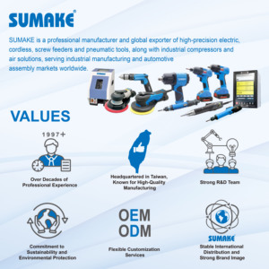 Llave de Impacto Neumática Industrial de 3/8 Pulgadas SUMAKE OEM, 68 Nm de Torque, 1 Año de Garantía - Product Image 4