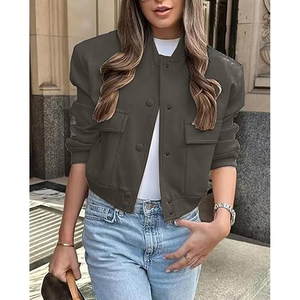 Veste de baseball varsity streetwear personnalisée pour femmes, fabricant américain - Product Image 3