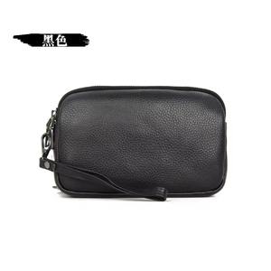 Portefeuille bifold en cuir véritable pour femme, fermeture éclair, blocage RFID, fin et minimaliste, porte-cartes de crédit, style vintage, cadeau USA - Product Image 1