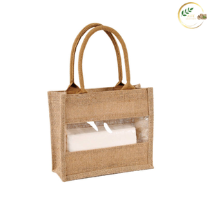 กระเป๋าผ้าปอกระเจาแบบใช้ซ้ำได้ ย่อยสลายได้ทางชีวภาพ สำหรับงานแสดงสินค้าและงานประชุม - Product Image 5