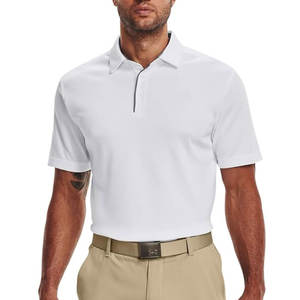 Polo de tennis personnalisé avec logo, tissu respirant, vêtements de sport athlétiques pour hommes, polo de tennis en coton de haute qualité - Product Image 1
