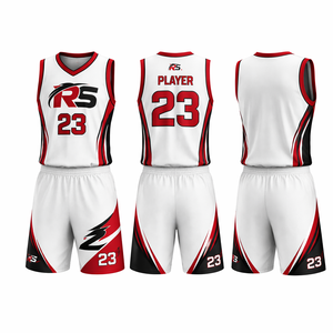 Ensemble de maillot et short de basketball de qualité supérieure avec technologie d'évacuation de l'humidité pour les matchs et l'entraînement - Product Image 1