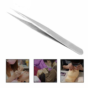 Pince à épiler en acier inoxydable pour sourcils, peigne pour extensions de cils, outils de maquillage pour sourcils, marron, pour la beauté - Product Image 6